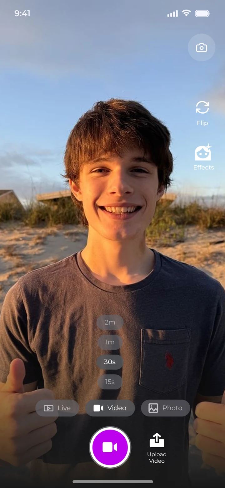 Create a video in Tuwoo